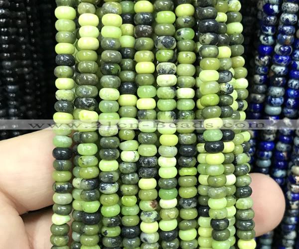 CAU580 15 inches 3*4mm rondelle Australia chrysoprase beads