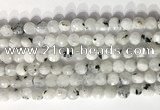 CCB756 15.5 inches 8mm faceted coin white moonstone beads