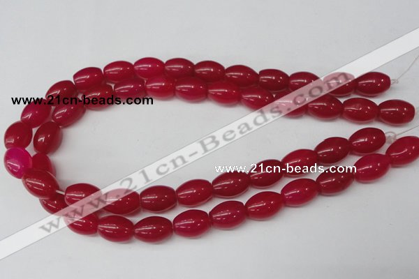 CCN114 15.5 inches 12*16mm rice candy jade beads wholesale