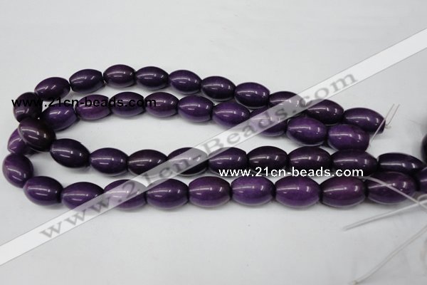 CCN127 15.5 inches 13*18mm rice candy jade beads wholesale