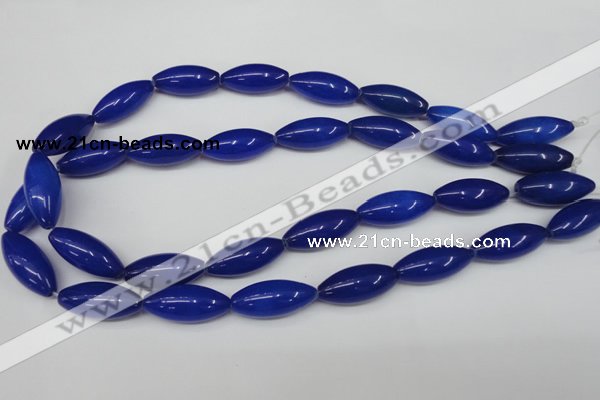 CCN133 15.5 inches 10*25mm rice candy jade beads wholesale