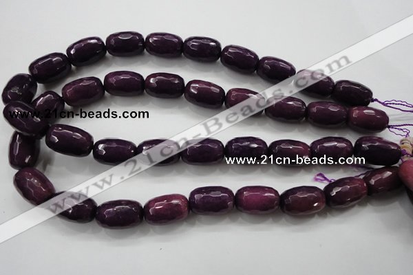 CCN1505 15.5 inches 13*20mm faceted drum candy jade beads wholesale