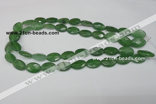 CCN229 15.5 inches 12*18mm faceted oval candy jade beads