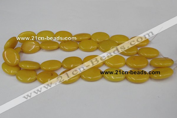 CCN545 15.5 inches 18*25mm oval candy jade beads wholesale