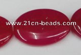 CCN555 15.5 inches 25*35mm oval candy jade beads wholesale