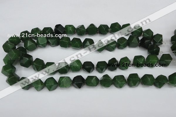 CCN667 15.5 inches 15*15mm faceted nuggets candy jade beads