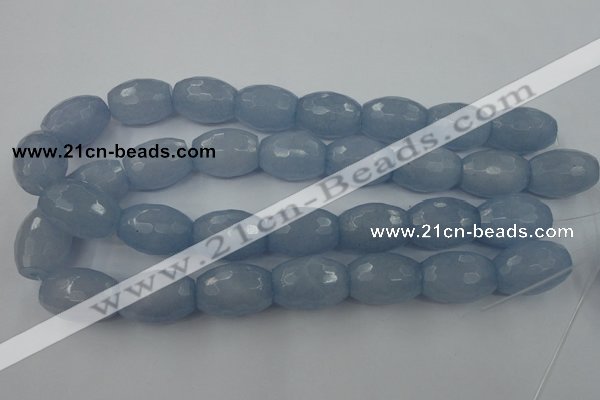 CCN966 15.5 inches 18*25mm faceted drum candy jade beads