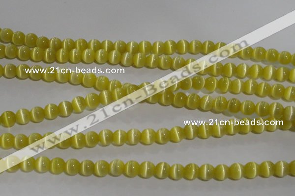 CCT1273 15 inches 5mm round cats eye beads wholesale