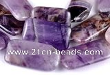 CDA04 Rectangle dogtooth amethyst quartz beads Wholesale
