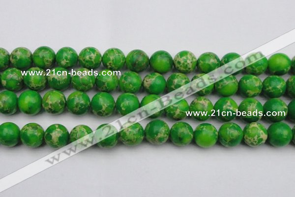 CDE2226 15.5 inches 16mm round dyed sea sediment jasper beads