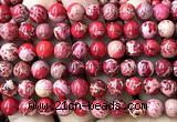 CDE3233 15 inches 8mm round sea sediment jasper beads wholesale