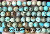 CDE3235 15 inches 8mm round sea sediment jasper beads wholesale