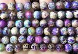 CDE3254 15 inches 8mm round sea sediment jasper beads wholesale