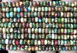 CDE3462 15 inches 3*4mm rondelle sea sediment jasper beads