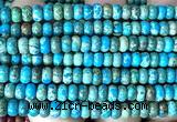 CDE3505 15 inches 4*6mm rondelle sea sediment jasper beads