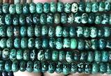 CDE3556 15 inches 5*8mm rondelle sea sediment jasper beads