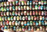 CDE3559 15 inches 5*8mm rondelle sea sediment jasper beads