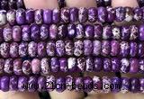 CDE3851 15 inches 5*8mm rondelle sea sediment jasper beads