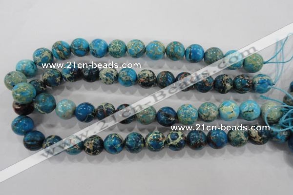 CDE807 15.5 inches 15mm round dyed sea sediment jasper beads wholesale