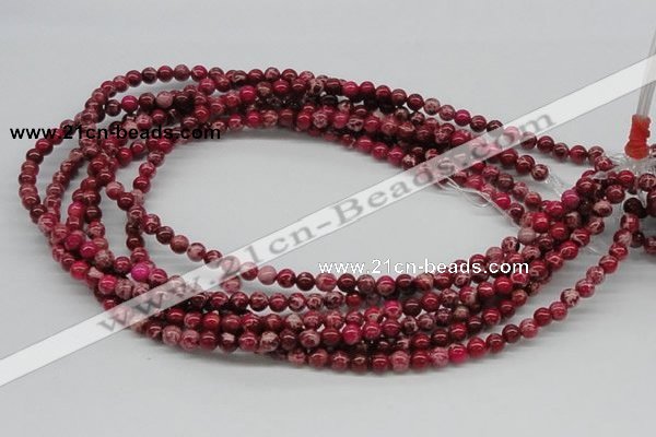 CDI02 16 inches 6mm round dyed imperial jasper beads wholesale