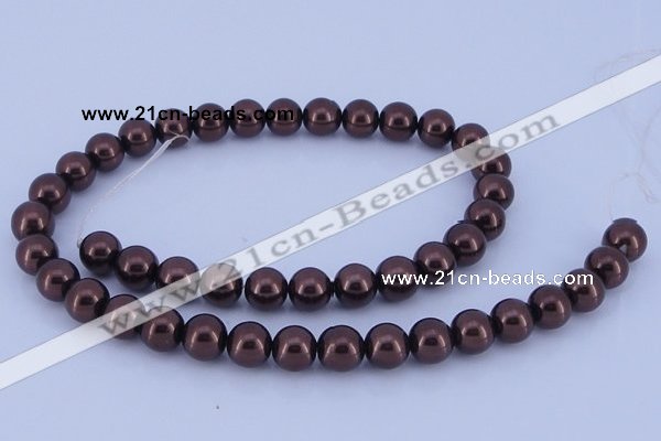 CGL121 2PCS 16 inches 25mm round dyed plastic pearl beads wholesale