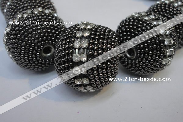 CIB426 25mm round fashion Indonesia jewelry beads wholesale