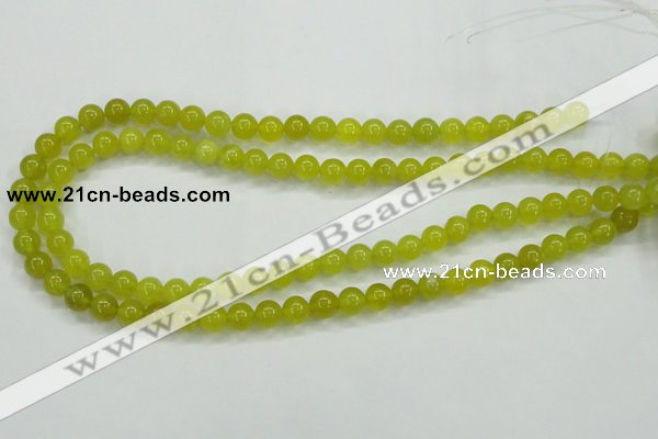 CKA04 15.5 inches 8mm round Korean jade gemstone beads