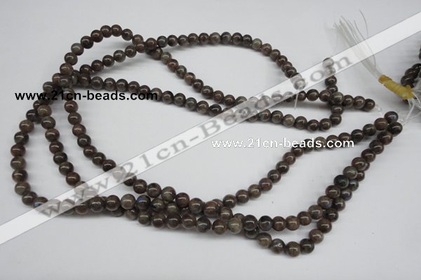 CLB431 15.5 inches 6mm round grey labradorite beads wholesale