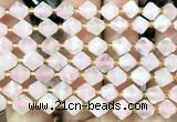 CME452 15 inches 8mm faceted bicone rose quartz beads wholesale