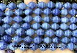 CME614 15 inches 10*11mm bicone blue aventurine jade beads