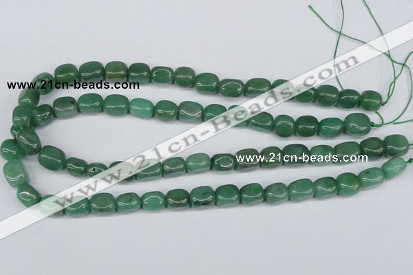 CNG08 15.5 inches 9*12mm nuggets green aventurine beads