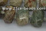 CNG5401 15.5 inches 12*16mm - 15*20mm faceted nuggets ghost gemstone beads