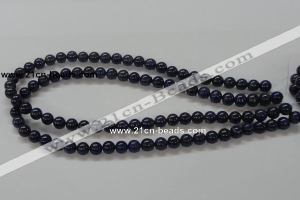 CNL209 15.5 inches 8mm round natural lapis lazuli beads wholesale