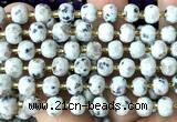 CRB6018 15 inches 6*8mm faceted rondelle sesame jasper beads