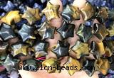 CRG102 15 inches 20mm star yellow tiger eye beads wholesale