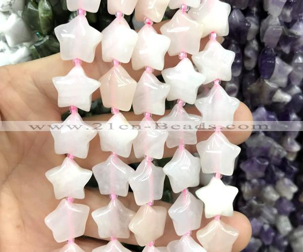 CRG66 15 inches 16mm star pink aventurine jade beads wholesale