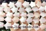 CRG66 15 inches 16mm star pink aventurine jade beads wholesale