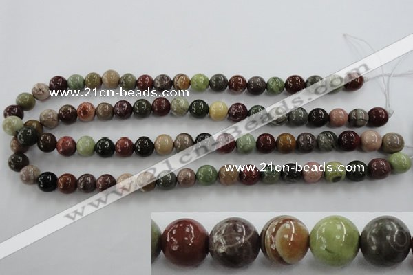 CSE5302 15.5 inches 8mm round sea sediment jasper beads wholesale