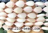 CTR504 15 inches 13*18mm flat teardrop pink aventurine jade beads