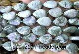 CTR508 15 inches 13*18mm flat teardrop lucky jade beads