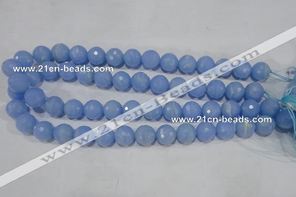 CTU1747 15.5 inches 16mm faceted round synthetic turquoise beads